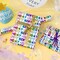 Birthday Wrapping Paper Mini Roll – 17” x 16.4 ft – Colorful Holographic “Happy Birthday” Foil Gift Wrap for Baby Showers, Holidays & Parties (Birthday lettering)